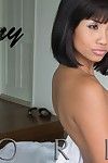 Asian brunette sweetie Xanny Disjad got sexy huge tits and she is happy to show them in steaming sexy poses