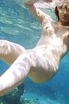 Cam is recording the gorgeous naked body of sexy Nao Yoshizaki under water