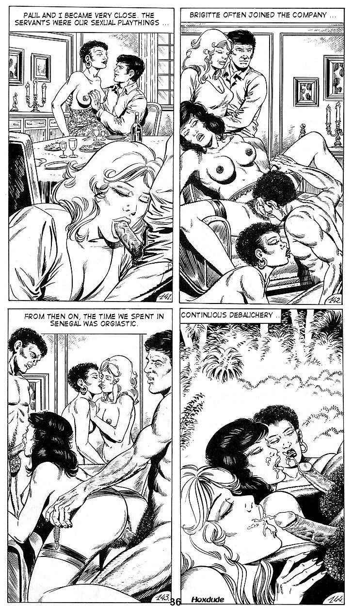 сексуальная Блондинка и Брюнетка в хентай манга комиксы