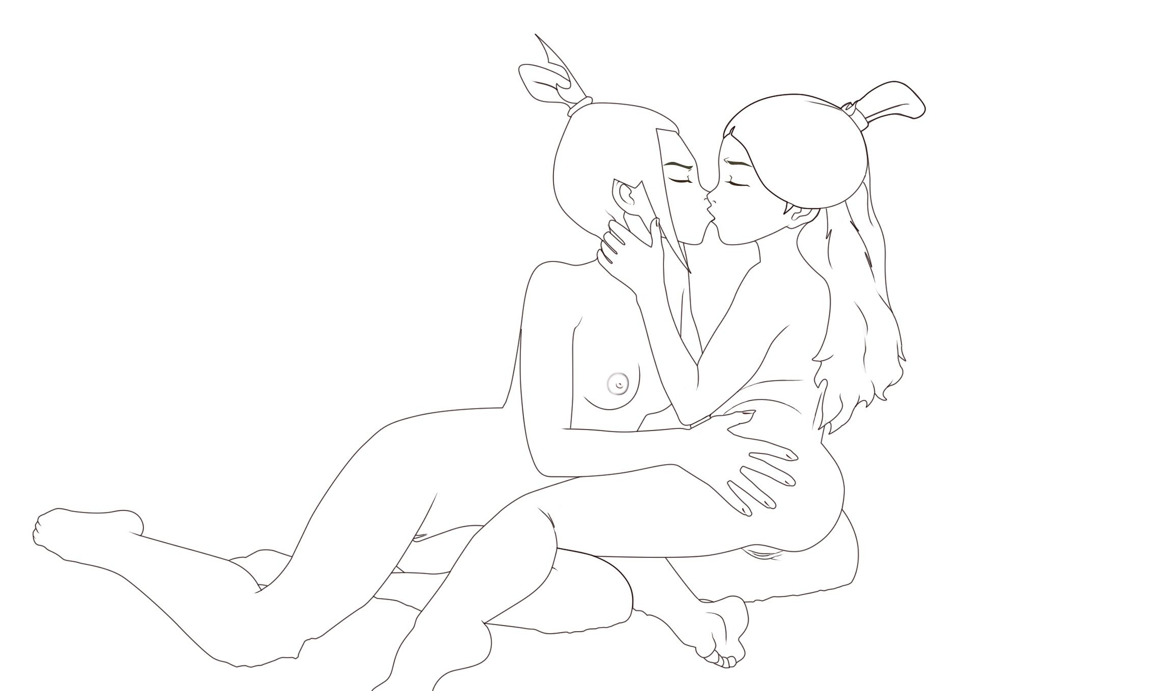 Lesbian games of sweet teens from your favorite cartoon