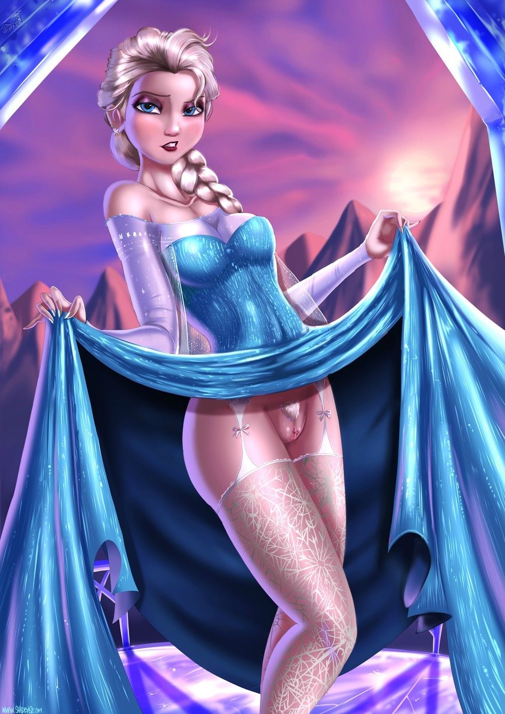 Elsa congelés porno