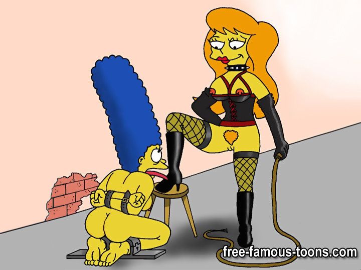 प्रसिद्ध कार्टून में समूह लेस्बियन orgies के साथ सेक्स खिलौने
