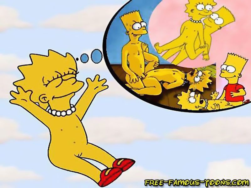 Bart and lisa simpsons famous cartoon sex