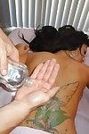 Tatoué Euro Poussin Breanne Benson très Son creepy masseuse après massage