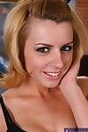 Fruitless cutie Lexi Belle sucks and fucks right after she takes off her brown clothing and underclothes