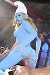 Lexi Belle is a naughty Smurfette and she\'s working on that thick Gargamel shlong