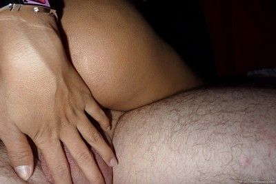 Thai barmaid Nit Noi receiving cumshot on tight butt after doggystyle fuck