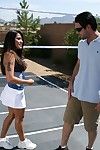 herrlich sexy latina Jenaveve jolie bekommt gefickt bei die outdoor tennis Gericht