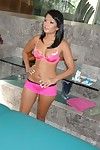sexy corpo raven cabelos Babe Shazia Sahari fica totalmente Nude para massagem e Sexo