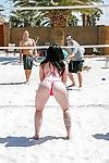playa Chica Blair Williams tomando Corrida en Gafas de después de Sexo en Piscina