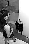 Asian MILF Kalina Ryu caught undressing in bathroom by hidden camera