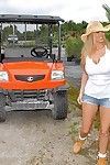 Big meloned country girl Julia Ann gives proper blowjob then gets fucked silly