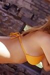 मिठाई लड़की एशले Brookes के साथ सुडौल सी आकार स्तन और साफ चूत बन गया बिना बिकिनी