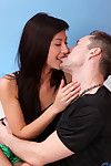 Daring and slutty brunette tee wants her macho man to drill her pussy in doggy style