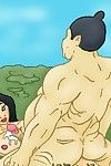 युवा लड़की Mulan और वसा प्रेमी सेक्स