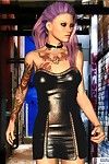 Tatuado punk toon en Un Vestido