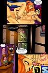 Scooby Oed komiksy : gorąca lesbijki Velma dobry pomysł. ups i Daphne Blake pieprzy z ogromny dildo