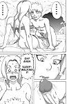 Hinata und Sakura haben Sex flotter Dreier