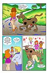 Niesamowite komiksy z dorosły Scooby Oed bohaterowie