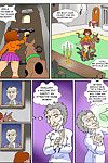 Incrível histórias em quadrinhos com adulto Scooby Doo heróis