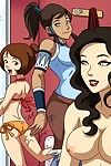 Korra, AAng and their friends fucking together