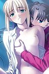Hentai pics with naughty teens having super sexy lesbian softcore