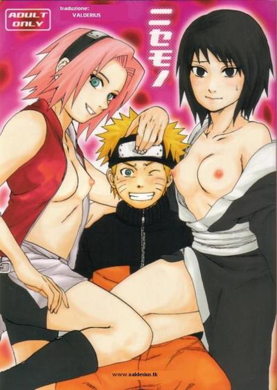 stupendous mouth to mouth of Naruto lesbian cuties