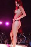 Round boobed eastern breathtaker Katsuni does erotic dancing in the nightclub