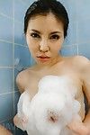 okazało się na Wschodnia księżniczka Sofia Такигава bierze A doskonała Atrakcyjne prysznic dla w Cam