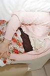 Cinese cutie Minori Nagakawa erotico Danza giù e esporre Il suo folta utero