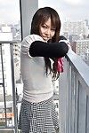 Yoshie kiyokawa is een Prachtig Azië Teef Dat breidt uit haar benen breed