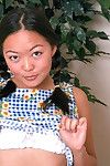 Chinees opdrachtgever timer Amy uitkleden naar voorbeeld als was geboren in vlechten op stoel