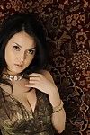 Wild hottie Maria Ozawa standing in sticky suit and shows the indefatigable scones downblouse