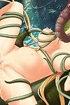 Wekken donker Bruin in Hentai foto ' s verkrijgt ernstig anaal sloeg