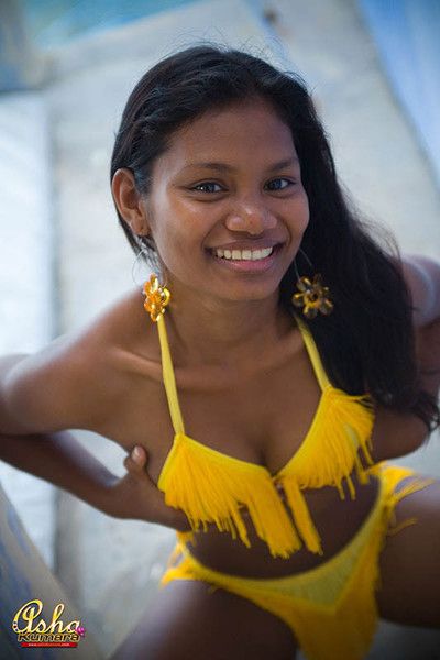 Asha kumara exasperation and pussy on the brink of unperceived by a rigorous bikini