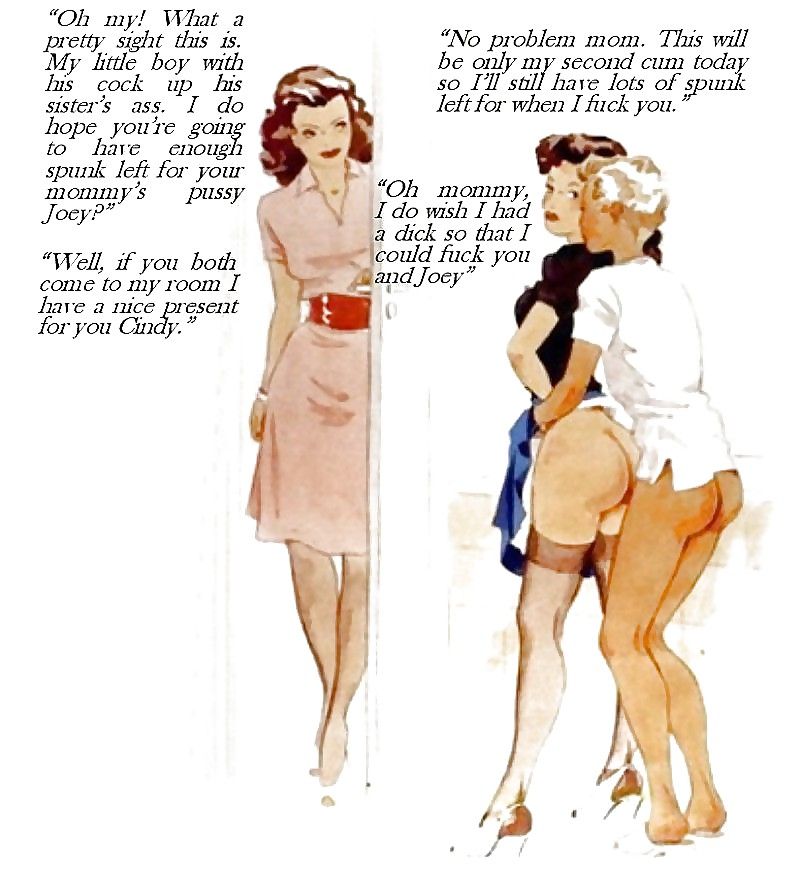 Porn Art Captions - Vintage Art with Incest Captions [English] at XXX Teen Porn